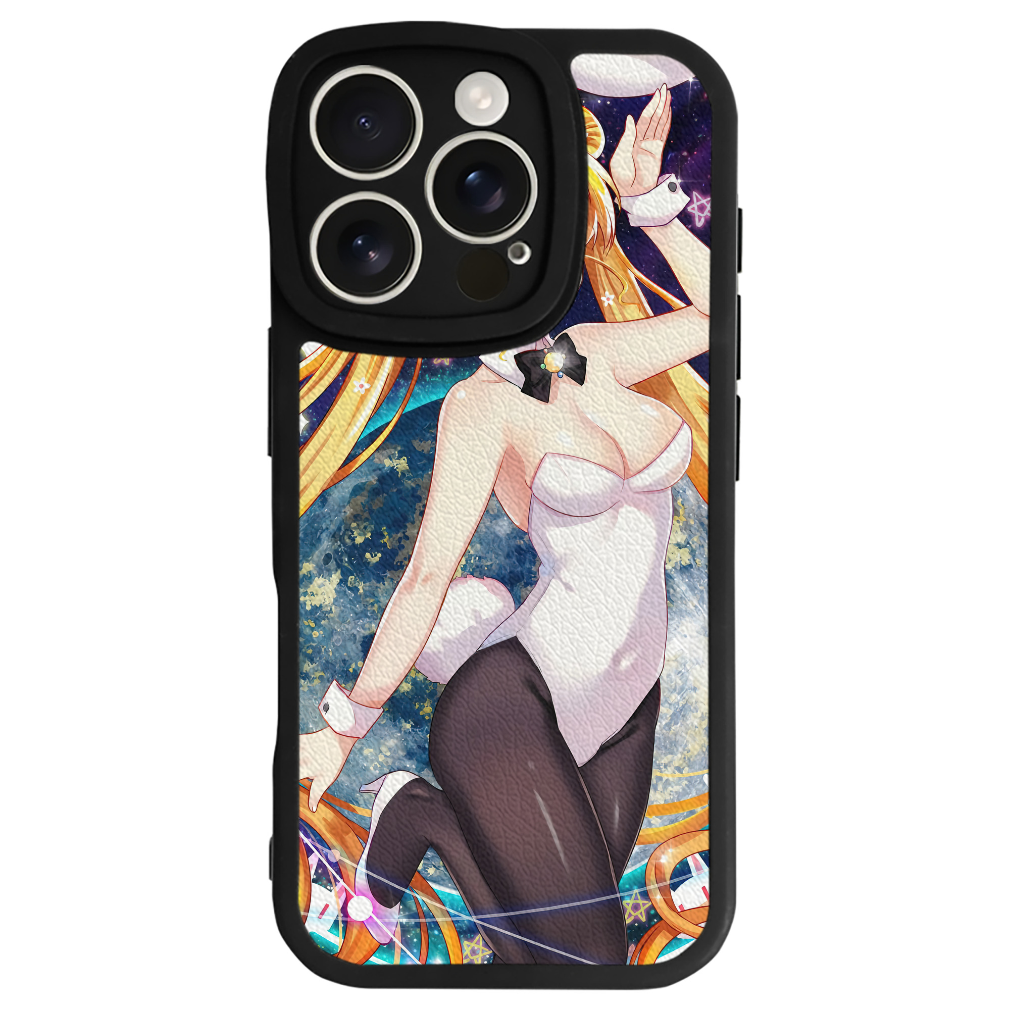 （画像用） 美少女戦士セーラームーン Sailor Moon 【iPhone 16シリーズ対応】シリコンスマホケース（レザー調） 材質：シリコン